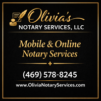 Notary Public in Garland, Texas 75040, Olivia Wright