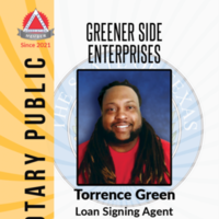 Notary Public in Houston, Texas 77008, Torrence Green