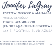 Notary Public in Glendora, California 91741, Jennifer LaGray