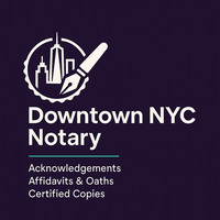 Notary Public in New York, New York 10007, Lawrence Goldstein