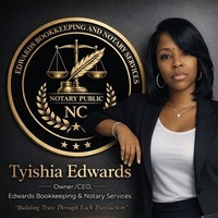 Notary Public in Charlotte, North Carolina 28216, Tyishia Edwards 