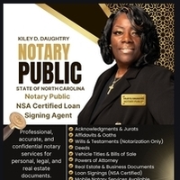 Notary Public in JACKSONVILLE, North Carolina 28540, kiley Daughtry