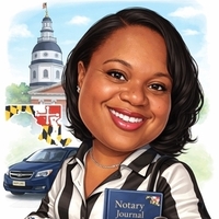 Notary Public in Lanham, Maryland 20706, Asia Blake