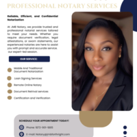 Notary Public in McKinney, Texas 75071, Jade Alli-Balogun