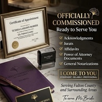 Notary Public in Atlanta, Georgia 30305, Teerra McBride