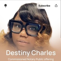 Notary Public in lakestation, Indiana 46405, Destiny  Charles 
