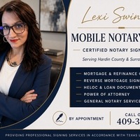 Notary Public in Silsbee, Texas 77656, Lexi Swindell