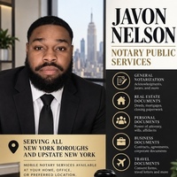 Notary Public in Brooklyn, New York 11224, Javon Nelson